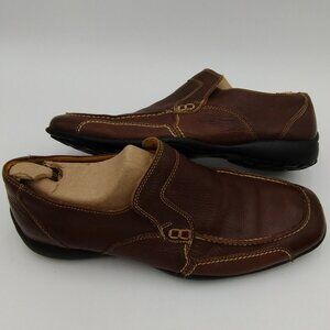 Sandro  Moscoloni Brown Leather Loafers Size 10.5